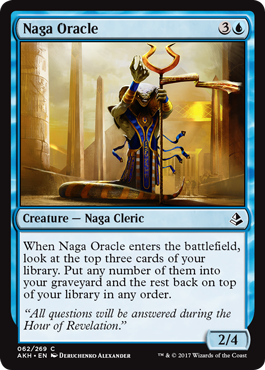 Naga Oracle (Amonkhet) Light Play Foil