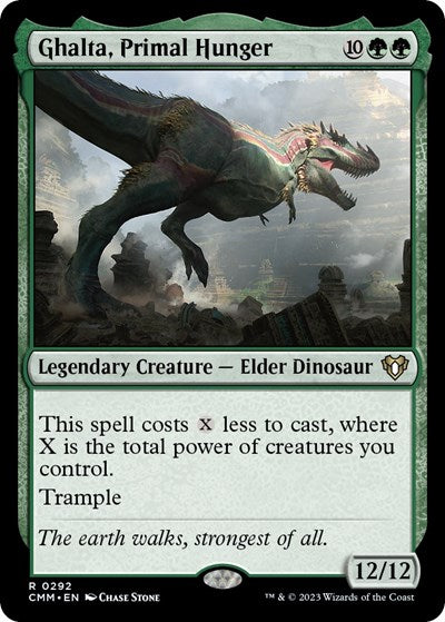 Ghalta, Primal Hunger (Commander Masters) Light Play