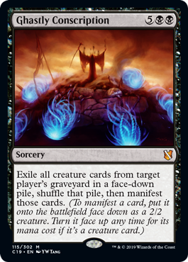 Ghastly Conscription (Commander 2019) Light Play