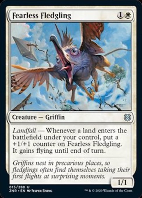 Fearless Fledgling (Zendikar Rising) Near Mint Foil
