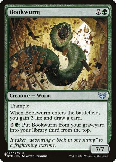 Bookwurm (The List) Near Mint