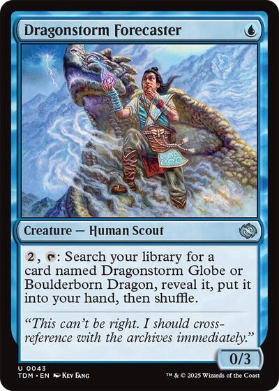 Dragonstorm Forecaster (Tarkir: Dragonstorm) Near Mint Foil