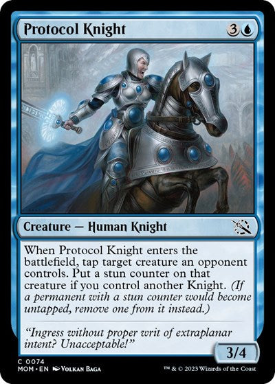 Protocol Knight (March of the Machine) Light Play Foil