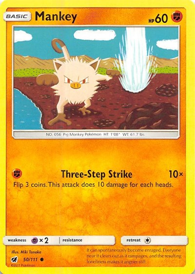 Mankey (SM - Crimson Invasion) Near Mint