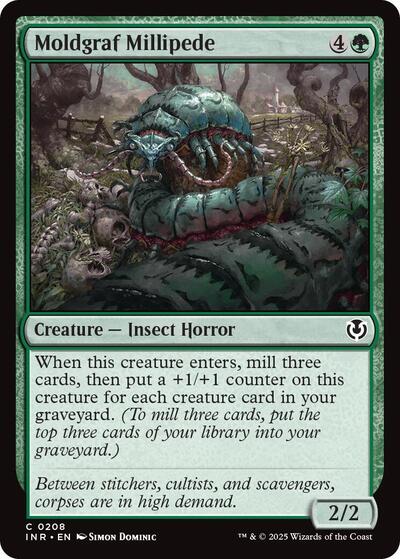 Moldgraf Millipede (Innistrad Remastered) Light Play Foil