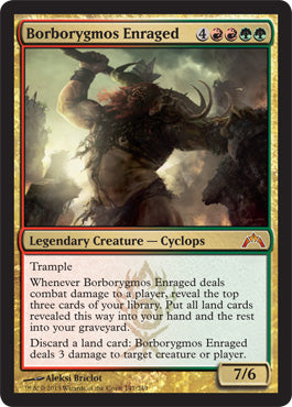 Borborygmos Enraged (Gatecrash) Light Play