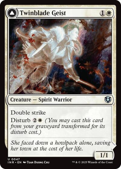 Twinblade Geist (Innistrad Remastered) Light Play Foil