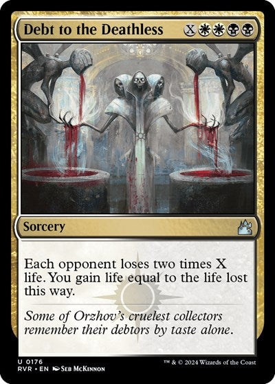 Debt to the Deathless (Ravnica Remastered) Light Play
