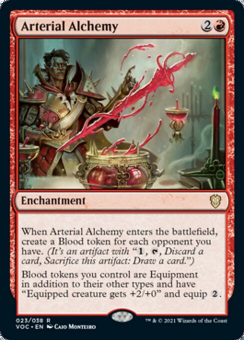Arterial Alchemy (Commander 2021 Crimson Vow) Light Play
