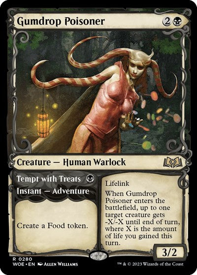 Gumdrop Poisoner (Showcase) (Wilds of Eldraine) Near Mint Foil
