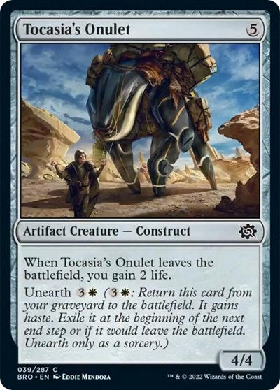 Tocasia's Onulet (The Brothers' War) Near Mint Foil