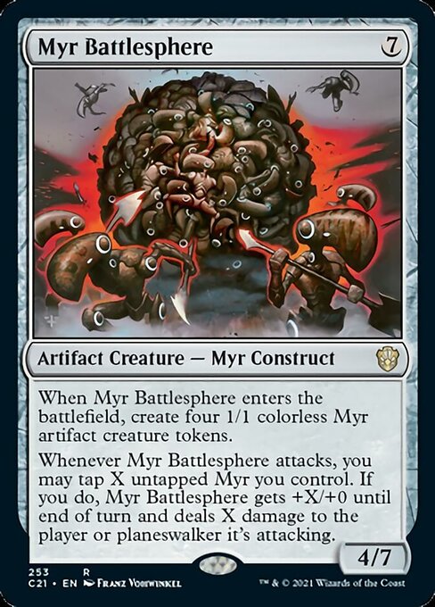 Myr Battlesphere (Commander 2021 Strixhaven) Light Play