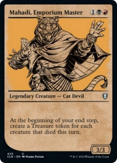 Mahadi, Emporium Master (Showcase) (Commander Legends: Battle for Baldur's Gate) Light Play