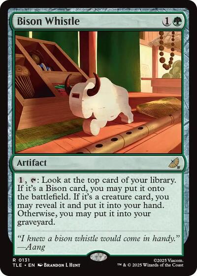 Bison Whistle (Avatar: The Last Airbender: Eternal-Legal) Near Mint
