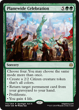 Planewide Celebration (War of the Spark) Light Play