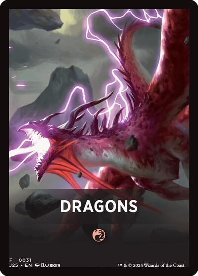 Dragons Theme Card (Foundations Jumpstart) Near Mint