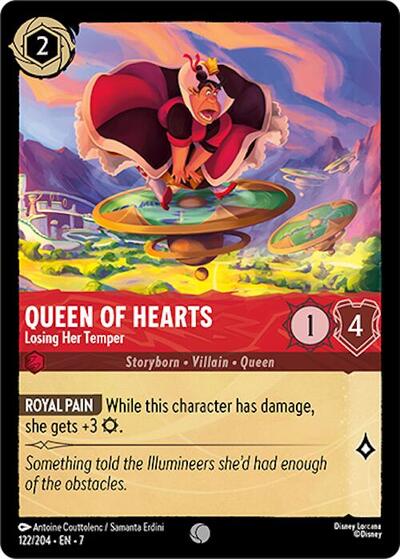 Queen of Hearts - Losing Her Temper (Archazia's Island) Near Mint