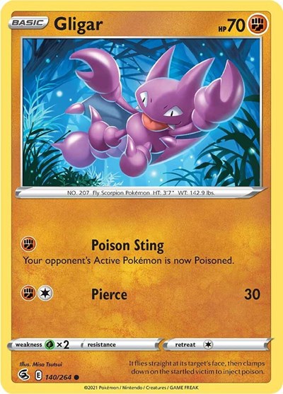 Gligar (SWSH08: Fusion Strike) Near Mint