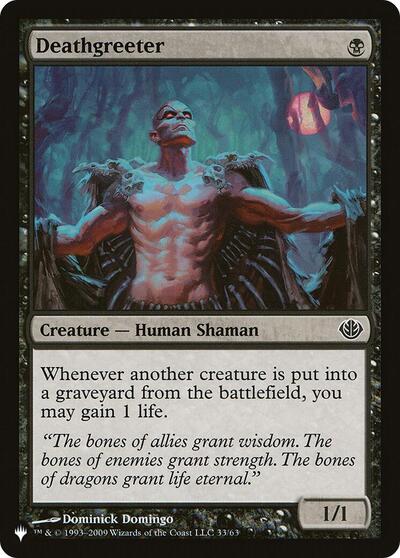 Deathgreeter (The List) Near Mint