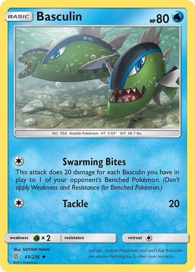 Basculin (SM - Unified Minds) Near Mint Reverse Holofoil
