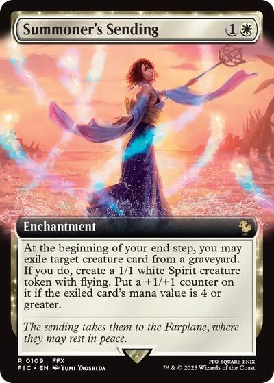 Summoner's Sending (Extended Art) (Commander: FINAL FANTASY) Near Mint