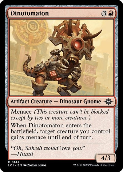 Dinotomaton (The Lost Caverns of Ixalan) Near Mint Foil