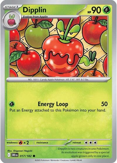 Dipplin (SV10: Destined Rivals) Near Mint Reverse Holofoil