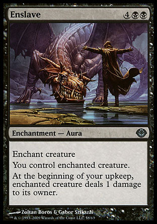 Enslave (Duel Decks: Garruk vs Liliana) Light Play