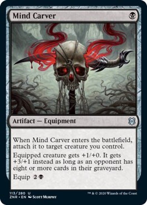 Mind Carver (Zendikar Rising) Near Mint Foil