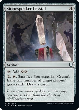Stonespeaker Crystal (Commander Legends: Battle for Baldur's Gate) Light Play