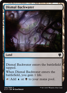 Dismal Backwater (Commander 2017) Light Play