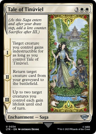 Tale of Tinuviel (Universes Beyond: The Lord of the Rings: Tales of Middle-earth) Light Play Foil
