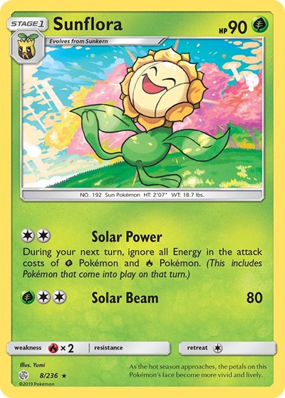 Sunflora (SM - Cosmic Eclipse) Near Mint