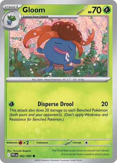 Gloom (ME02: Phantasmal Flames) Near Mint Reverse Holofoil