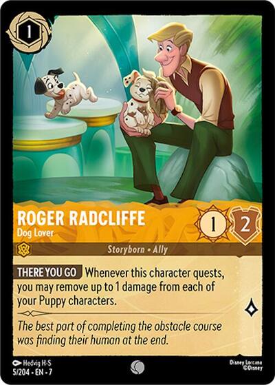 Roger Radcliffe - Dog Lover (Archazia's Island) Near Mint Cold Foil