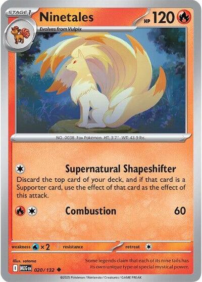 Ninetales (ME01: Mega Evolution) Near Mint