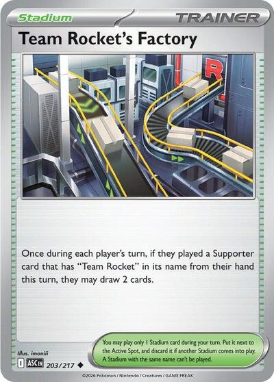 Team Rocket's Factory (ME: Ascended Heroes) Near Mint