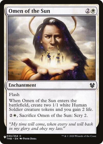 Omen of the Sun (The List) Near Mint