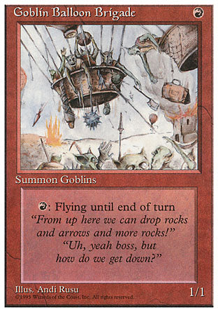 Goblin Balloon Brigade (4th Edition) Light Play