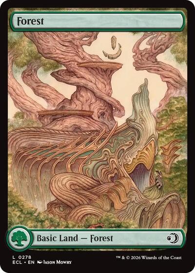 Forest (0278) (Lorwyn Eclipsed) Near Mint Foil