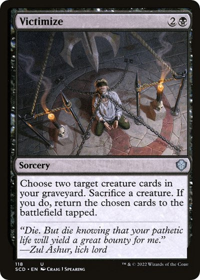Victimize (Commander 2022 Starter Decks) Near Mint
