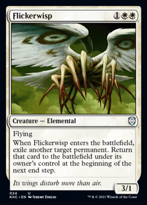 Flickerwisp (Commander 2021 Kaldheim) Light Play