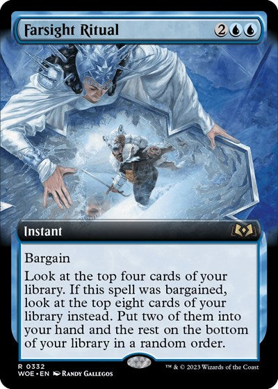 Farsight Ritual (Extended Art) (Wilds of Eldraine) Near Mint