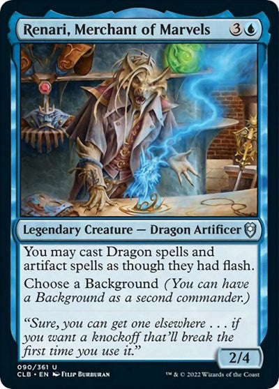 Renari, Merchant of Marvels (Commander Legends: Battle for Baldur's Gate) Light Play Foil