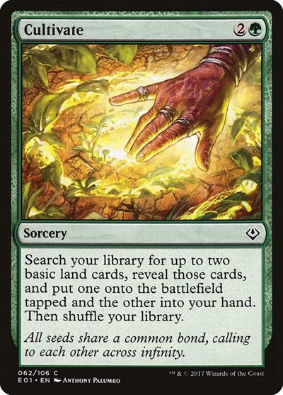 Cultivate (Archenemy: Nicol Bolas) Light Play