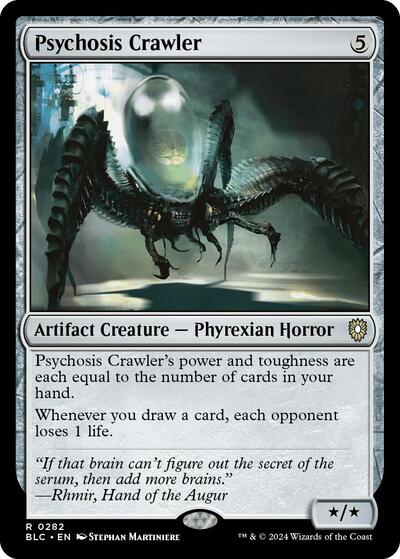 Psychosis Crawler (Commander: Bloomburrow) Light Play
