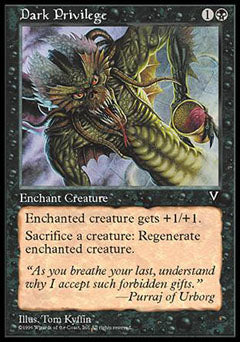 Dark Privilege (Visions) Light Play