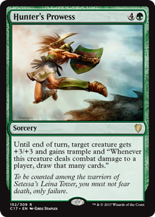 Hunter's Prowess (Commander 2017) Light Play