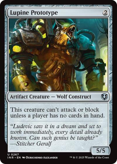 Lupine Prototype (Innistrad Remastered) Light Play Foil