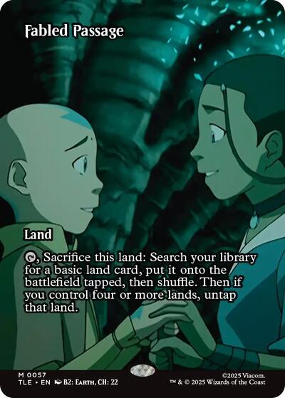 Fabled Passage (Borderless) (Avatar: The Last Airbender: Eternal-Legal) Near Mint